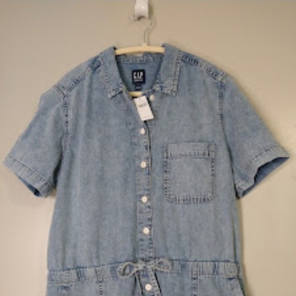 NWT Gap Factory Denim Romper - Picture 7 of 8